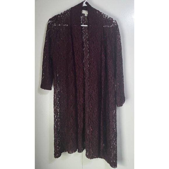 Shannon Ford New York Sweaters - SHANNON FORD NEW YORK LG Open Front Lace Cardigan Whimsigoth Romantic Feminine
